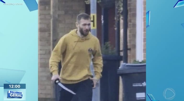 Brasileiro ataca cinco pessoas com espada em Londres e deixa um morto