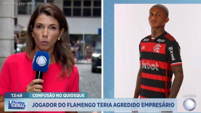 Lateral do Flamengo é suspeito de agressão a empresário em quiosque da Barra da Tijuca