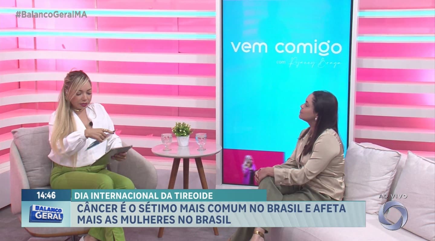 Vem Comigo: câncer de tireoide é três vezes mais comum em mulheres