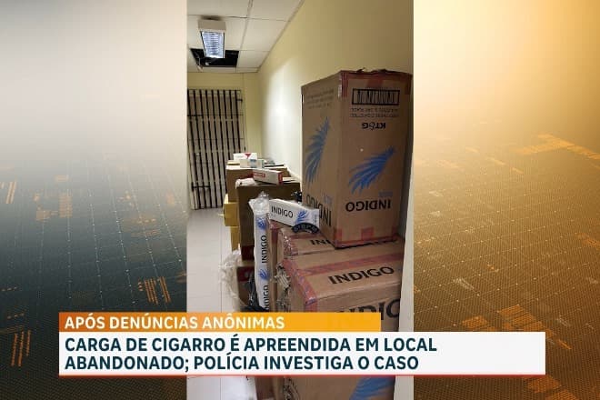 Carga de cigarros contrabandeados é apreendida pelo 6º Batalhão da PM