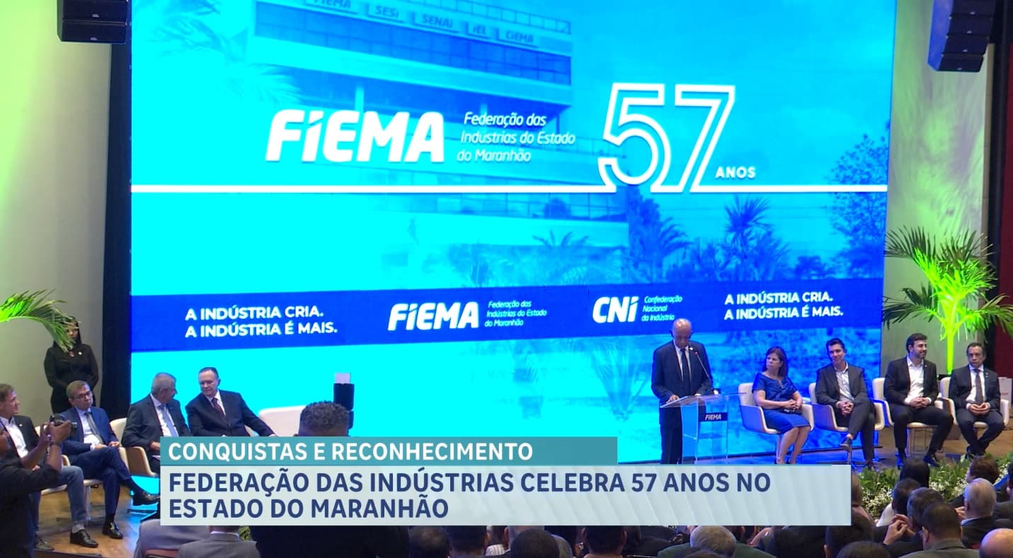 FIEMA celebra 57 anos e concede medalha de Mérito Industrial ao governador Brandão