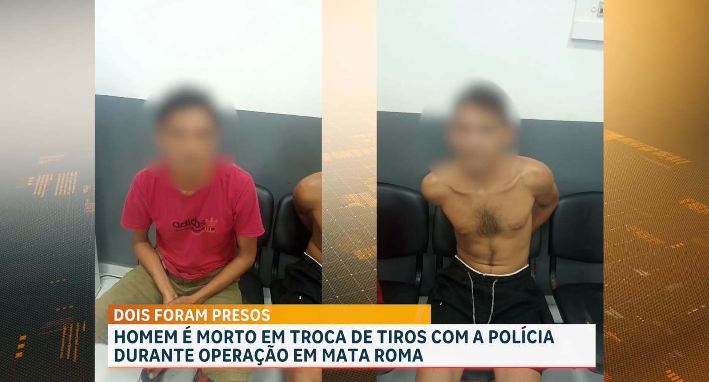 Suspeito morre em confronto com a PM em Mata Roma; dois são presos