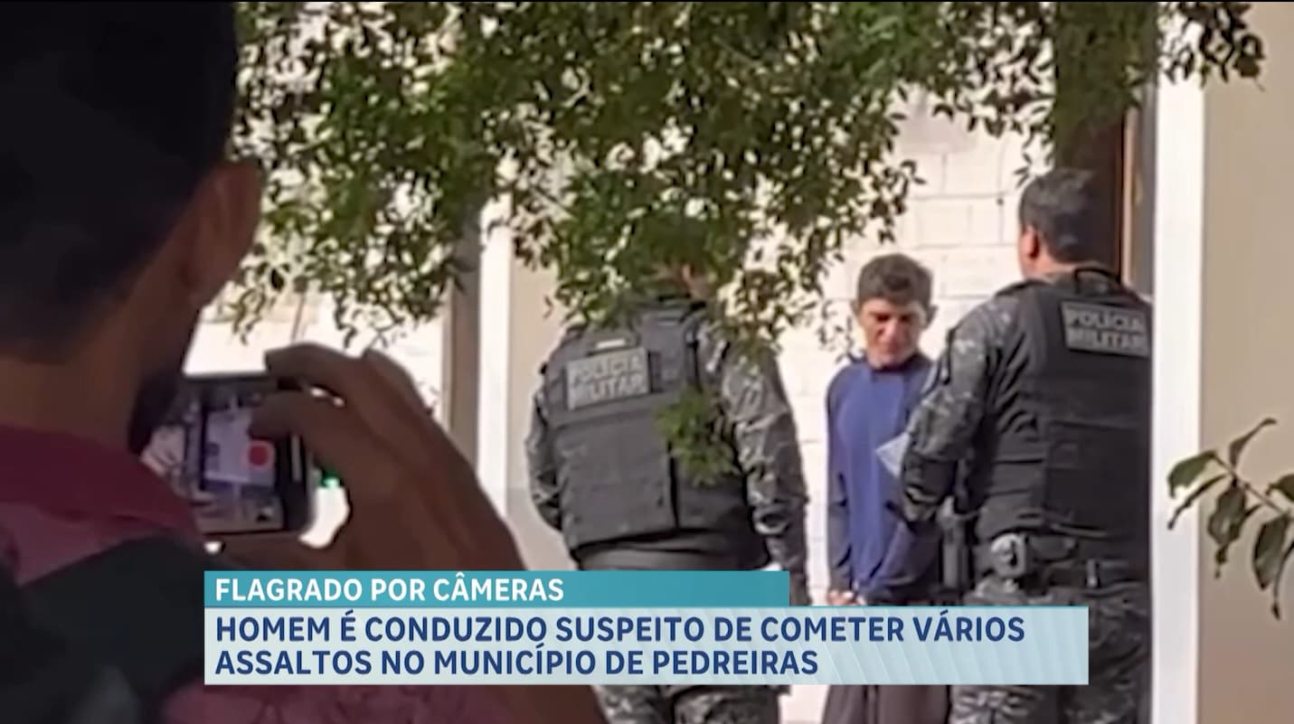 Preso suspeito de furtar comércio e roubar motocicleta em Pedreiras, no MA