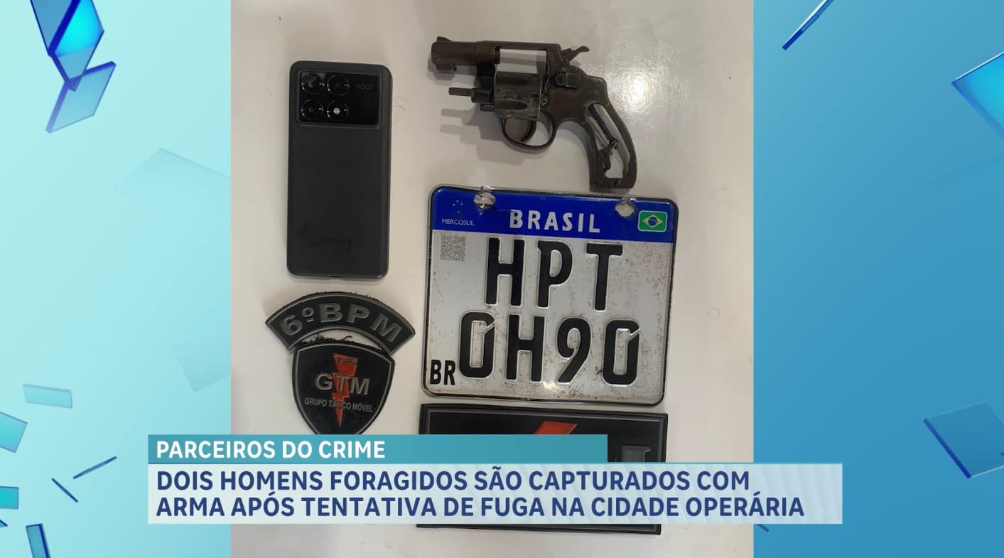 Homens são detidos após fugir da PM na Cidade Operária; armas são apreendidas