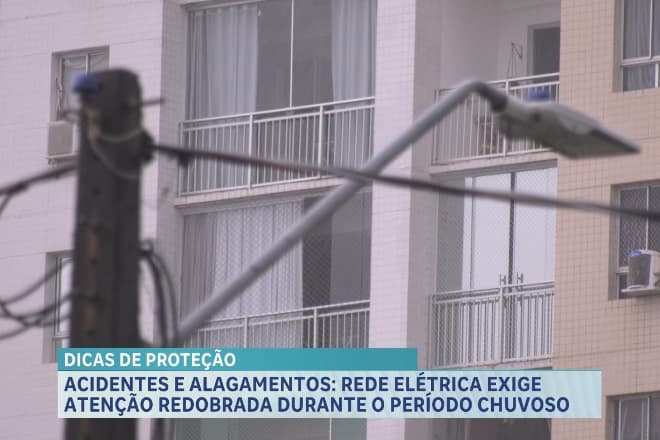 Veja cuidados com energia elétrica no período chuvoso