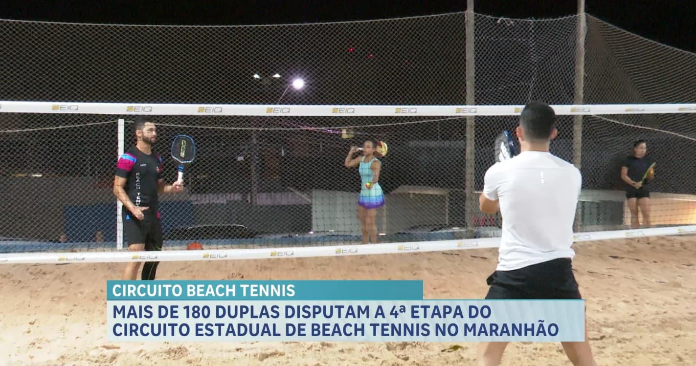 São Luís recebe 4ª etapa do circuito de Beach Tennis