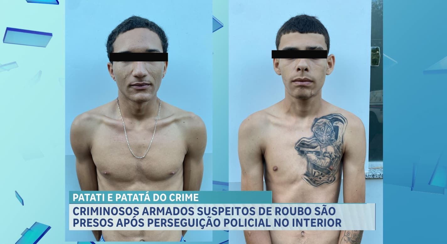 Dupla é presa por suspeita de diversos roubos no interior do MA