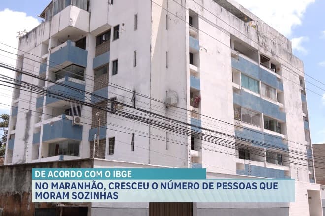 Maranhão registra aumento no número de pessoas que moram sozinhas, aponta IBGE