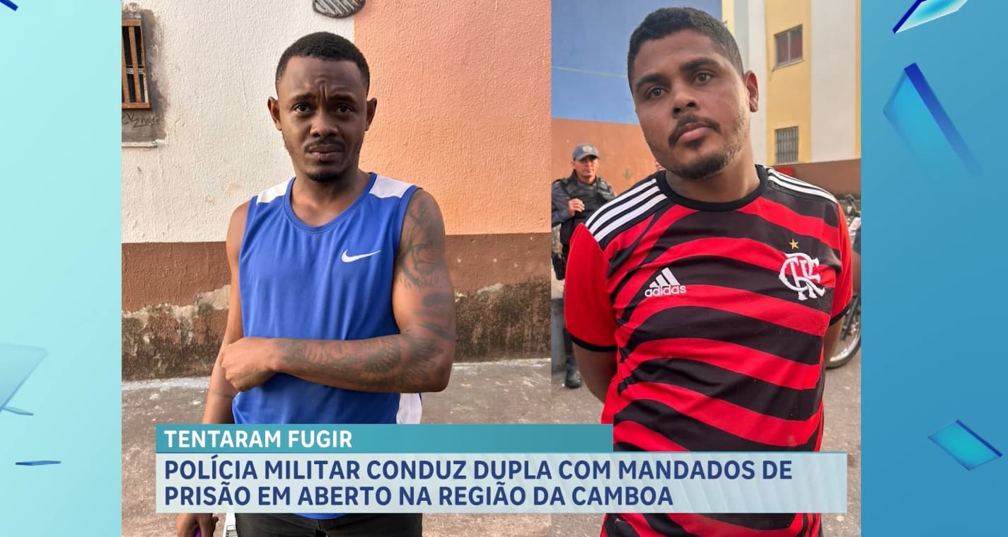 PM prende foragidos da Justiça por roubo e homicídio