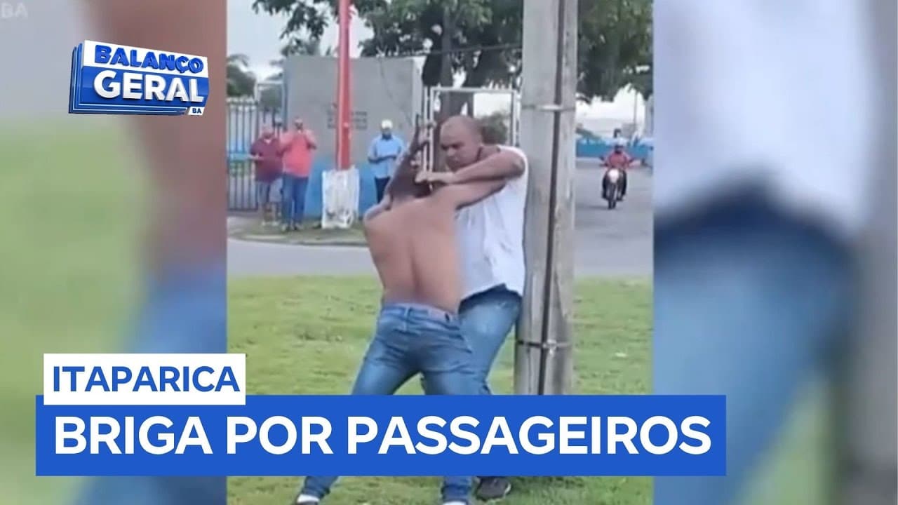 Taxistas saem no soco por disputa de passageiros em Itaparica (BA)