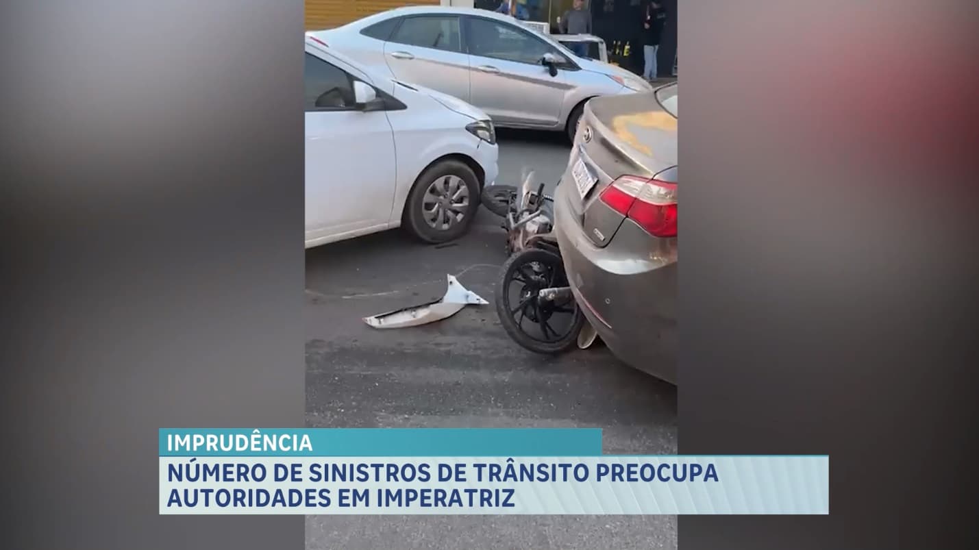 Quantidade de acidentes de trânsito em Imperatriz preocupa autoridades