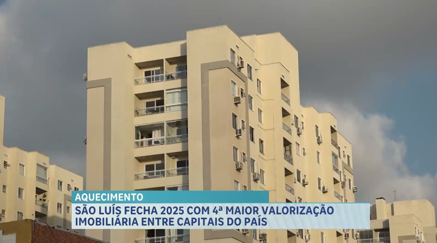 São Luís registra quarta maior valorização imobiliaria em ranking com capitais do país