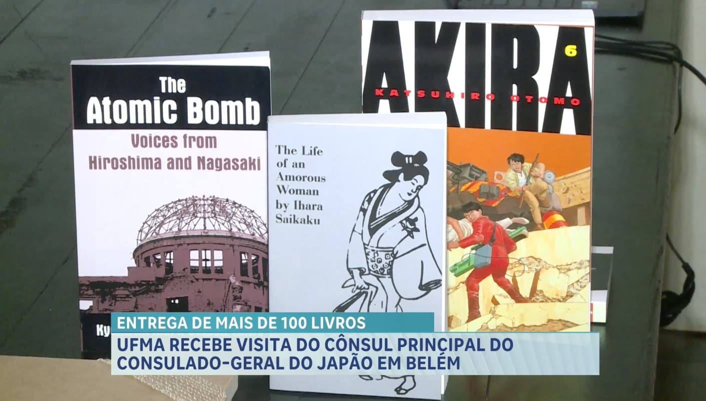 UFMA recebe doação de mais de cem livros do Japão e amplia intercâmbio cultural