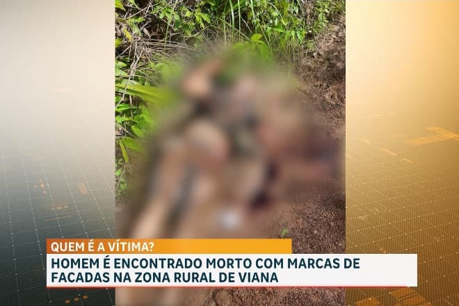 Corpo com marcas de facadas é encontrado em estrada rural em Viana