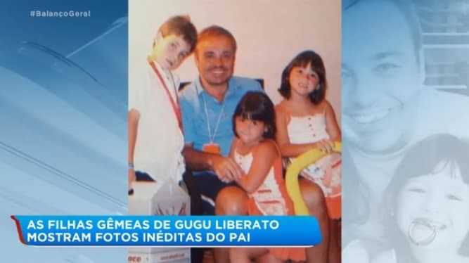 Filhas de Gugu divulgam fotos inéditas do apresentador
