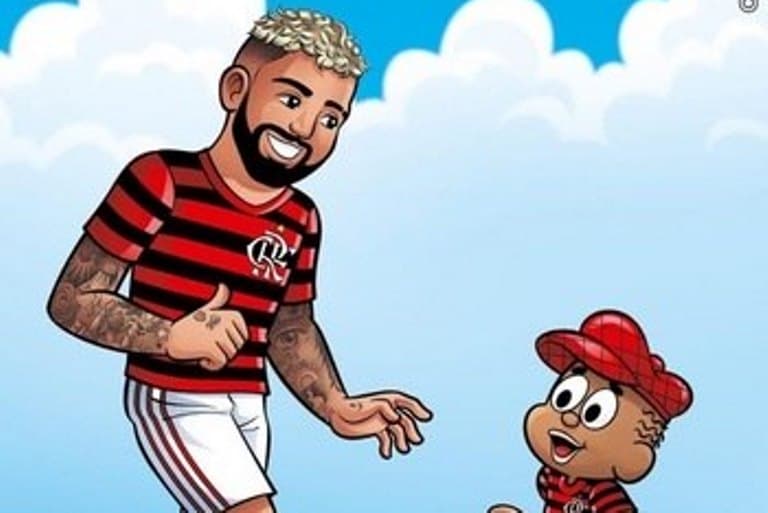 Gabigol na Turma da Mônica! Veja outros que Mauricio de Sousa já fez