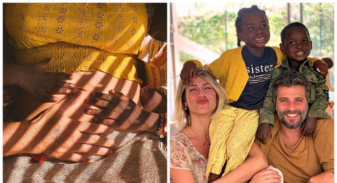 Giovanna Ewbank anuncia gravidez: 'Agora somos em cinco!'