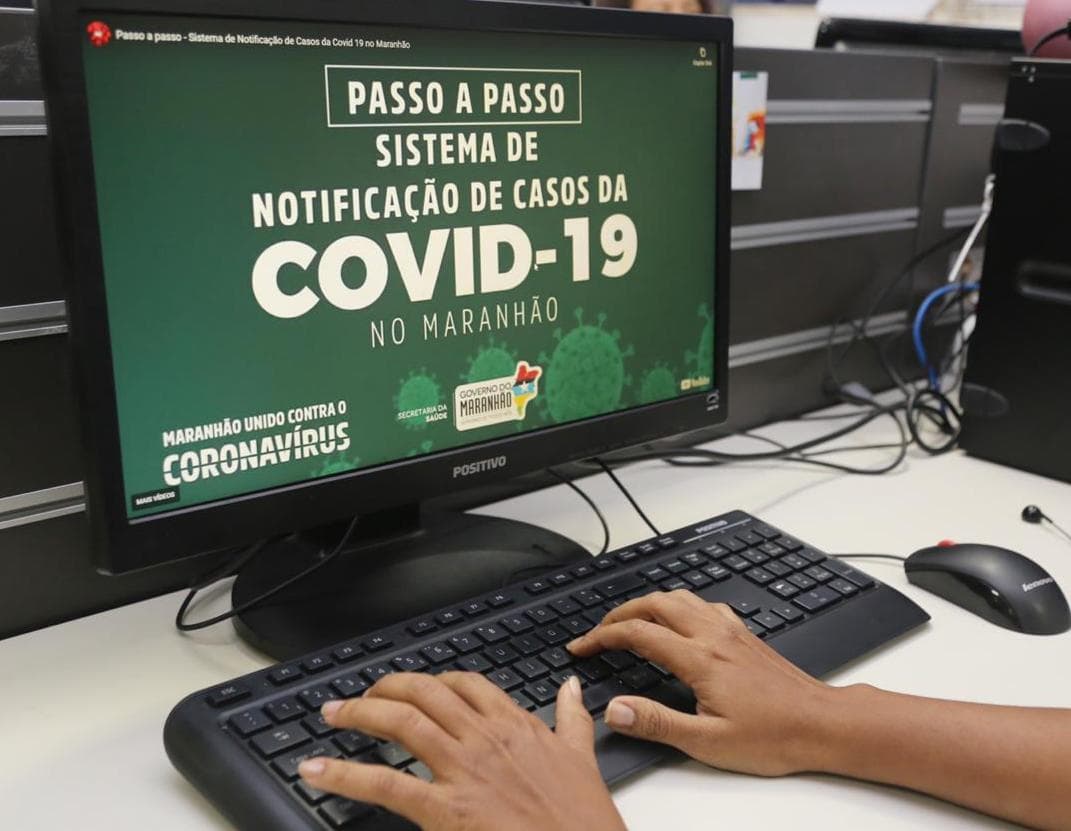 MA: governo lança sistema de notificação da Covid-19