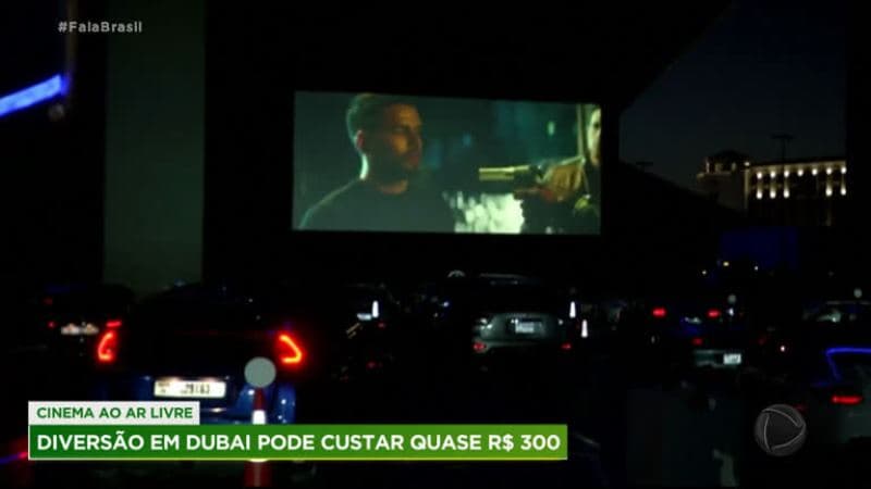 Shopping de Dubai oferece cinema dentro do carro durante pandemia