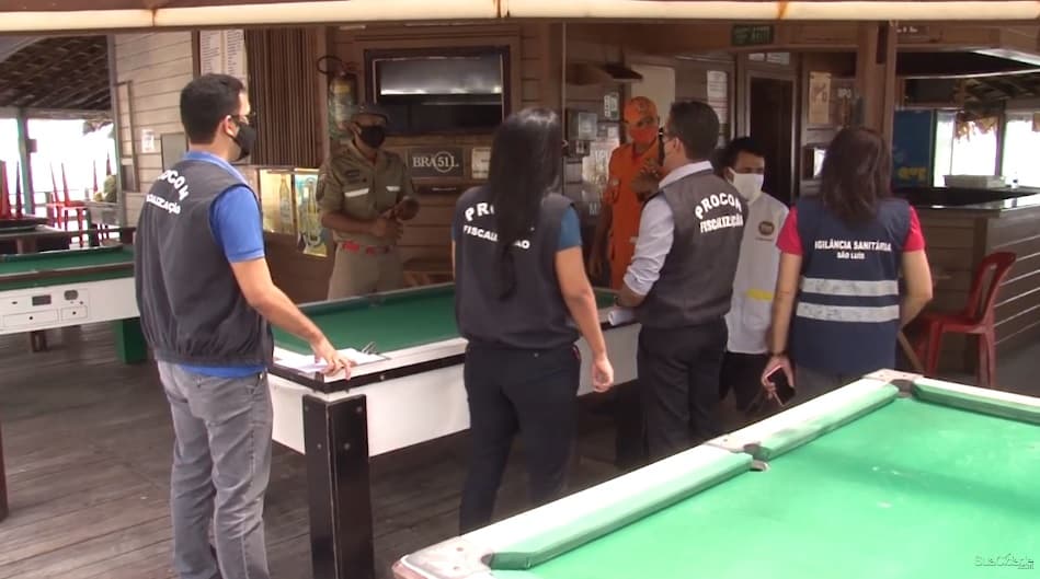 Equipes fiscalizam reabertura de bares e restaurantes