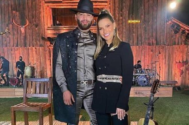 Look de Gusttavo Lima e Andressa Suita vira meme: 'Zorro e paquita'