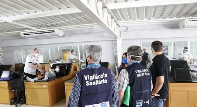 Vigilância Sanitária encontra infrações nos CTs de clubes cariocas