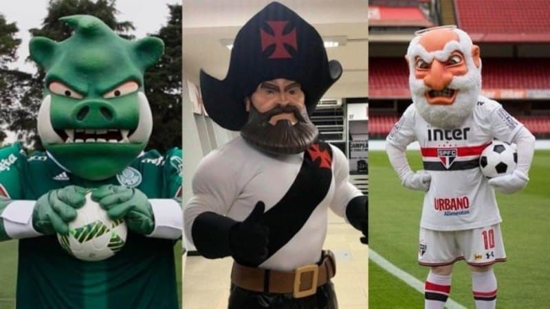 mascotes de times de futebol