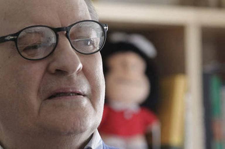 Cartunista Quino, criador da Mafalda, morre aos 88 anos