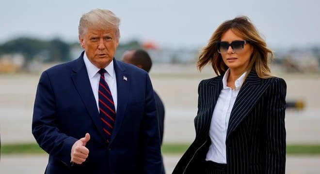 Trump e esposa estão com sintomas leves de covid-19