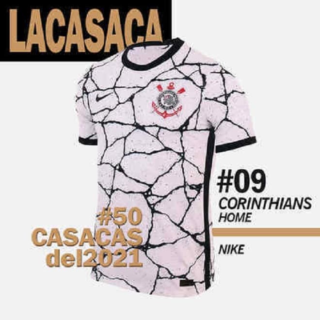 Camisas do Corinthians está entre mais bonitas do mundo