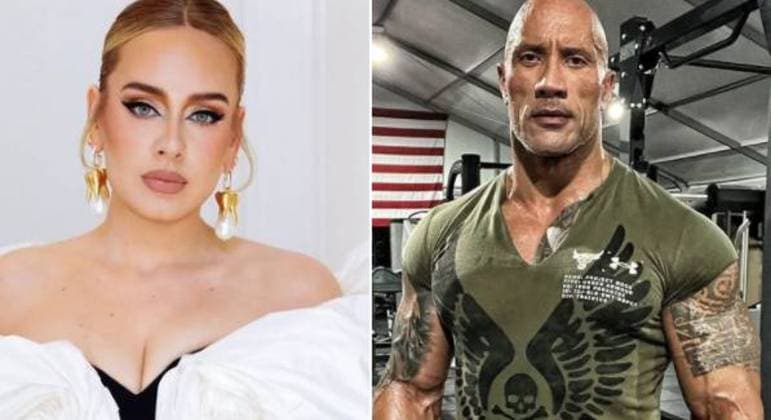 Adele revela sonho de conhecer 'The Rock': 'Acho que eu choraria'