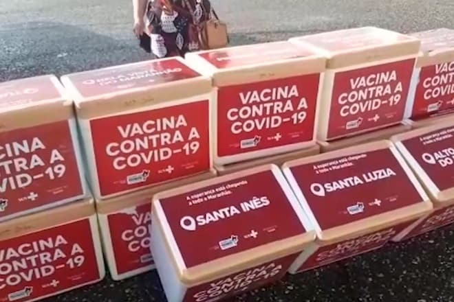 Covid-19: Maranhão recebe 13° lote de vacina