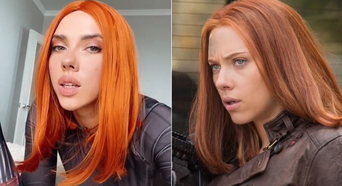 Russa vira fenômeno por semelhança com Scarlett Johansson