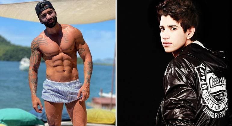 Sem músculos, Gusttavo Lima choca com foto de 11 anos atrás