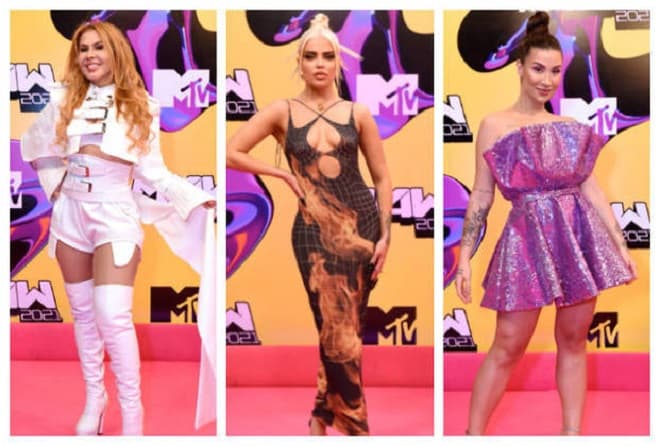 Veja os looks mais ousados do pink carpet do MTV MIAW 2021