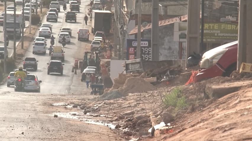 Obras na Av. Jerônimo de Albuquerque geram transtornos