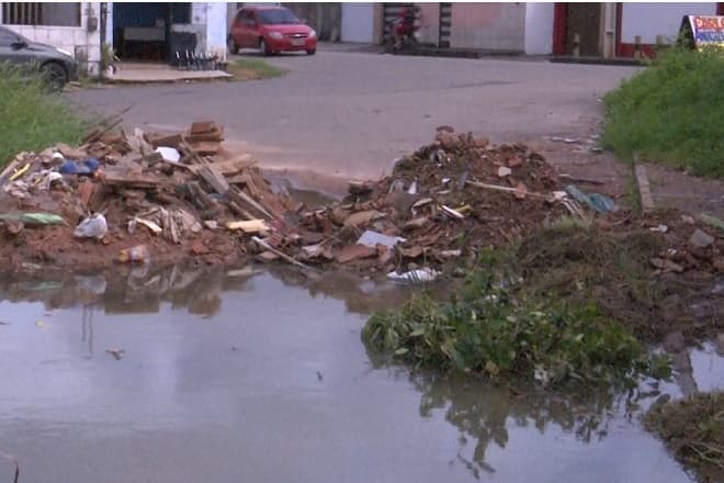 Rua 14 do Engenho, no Bairro Jardim São Cristovão.