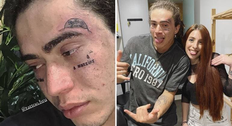 Whindersson faz novas tatuagens no rosto e fãs se preocupam