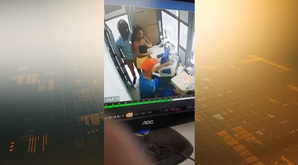 Assalto a casa lotérica é flagrado por câmera em Matinha