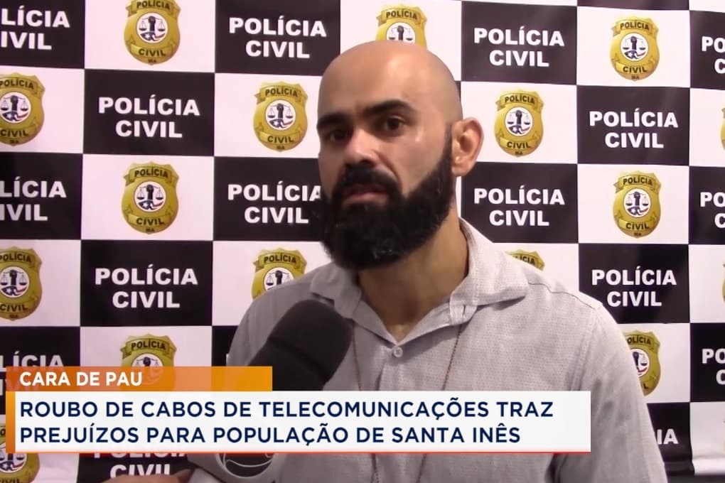 Santa Inês: polícia investiga roubo de cabos de telecomunicações