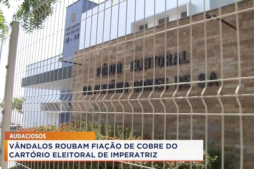 Imperatriz: vigilante frustra roubo de cabos no fórum eleitoral