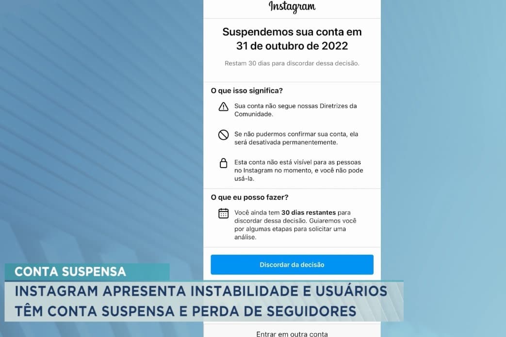 Saiba o que fazer se sua conta no Instagram foi suspensa ou bloqueada