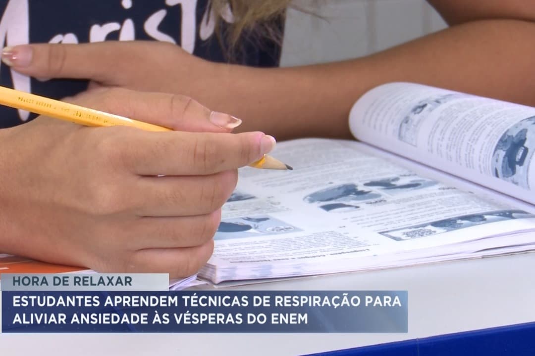 ENEM: estudantes aprendem técnicas de respiração antes das provas
