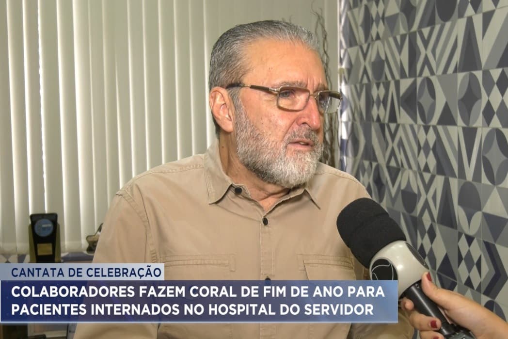 Colaboradores fazem coral de fim de ano no HSE do Maranhão