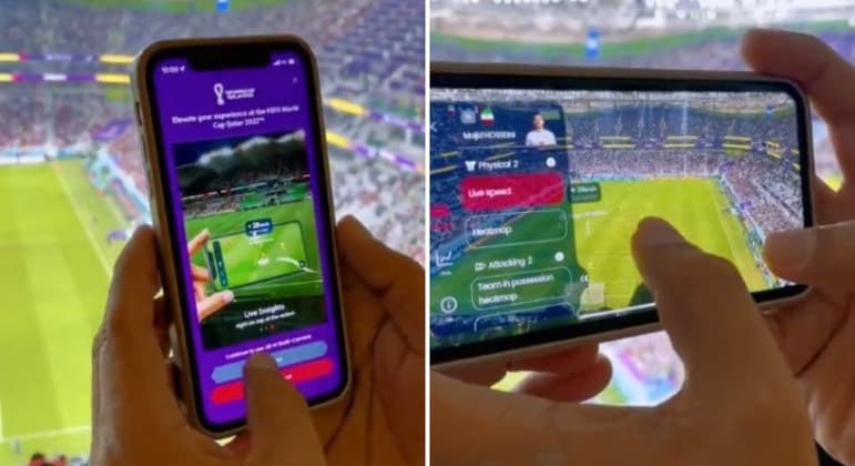 Aplicativo revolucionário da Fifa mostra dados dos jogadores da Copa em tempo real