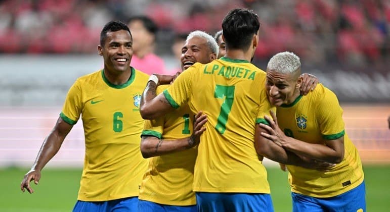 Neymar faz dois, Brasil dá show e goleia a Coreia do Sul