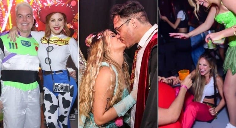 Festa de Viih Tube teve famosos fantasiados e muitos beijos
