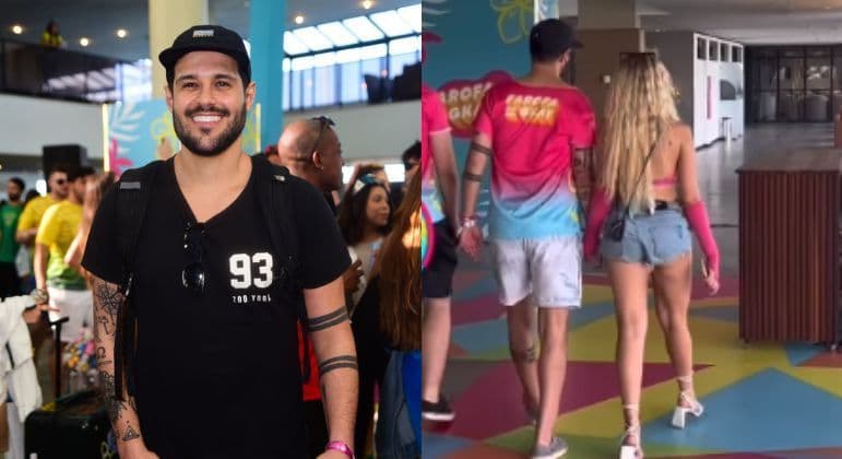 Rodrigo Mussi e Gabi Lopes são vistos andando de mãos dadas