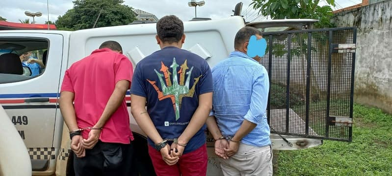 PM prende trio por assalto a agência em Paço do Lumiar
