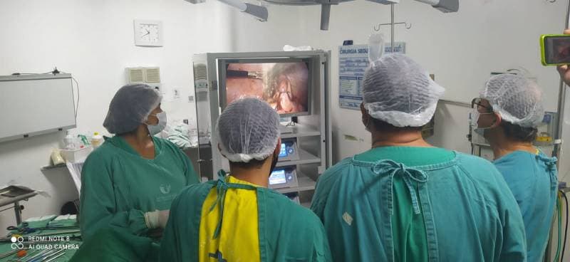 Socorrão I realiza primeira cirurgia por vídeo na rede municipal de São Luís
